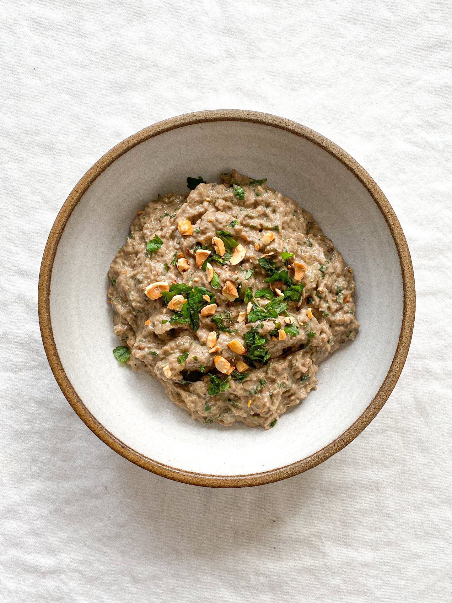 Aubergine, Pomegranate & Herbs Dip